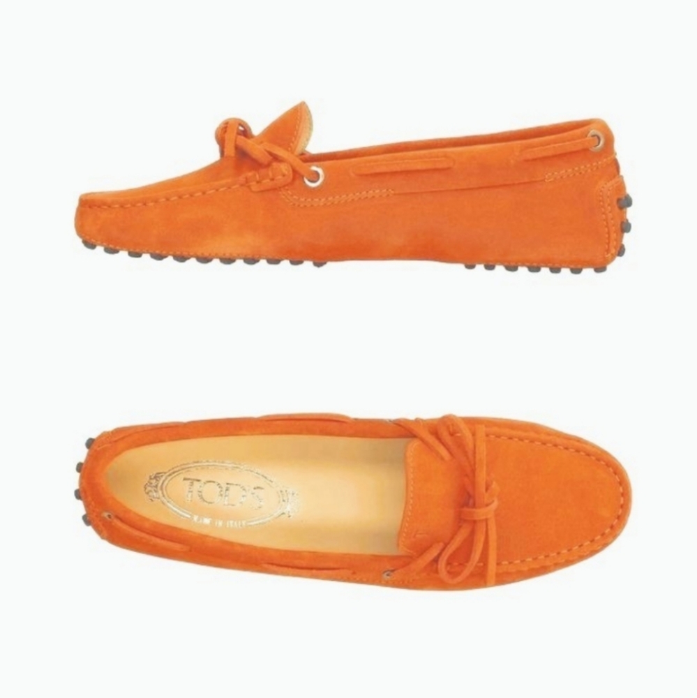 TOD'S Gommino Moccasin Loafers Suede 36/6 Worn 1x!
